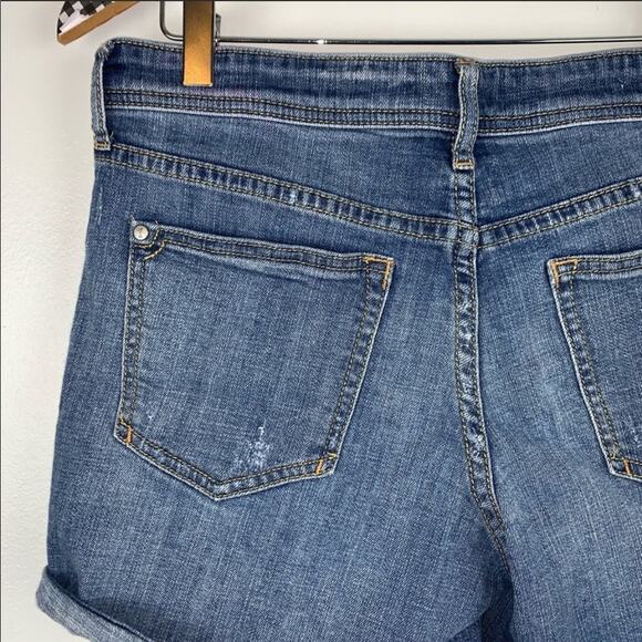 ANTHROPOLOGIE PILCRO Hyphen Relaxed Denim Jean Medium Blue Wash Shorts 27 - Picture 8 of 8